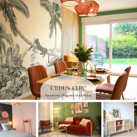 Апартаменты L'Eden Chic - Balneo - Jardin - Parking Gratuit Аррас Экстерьер фото