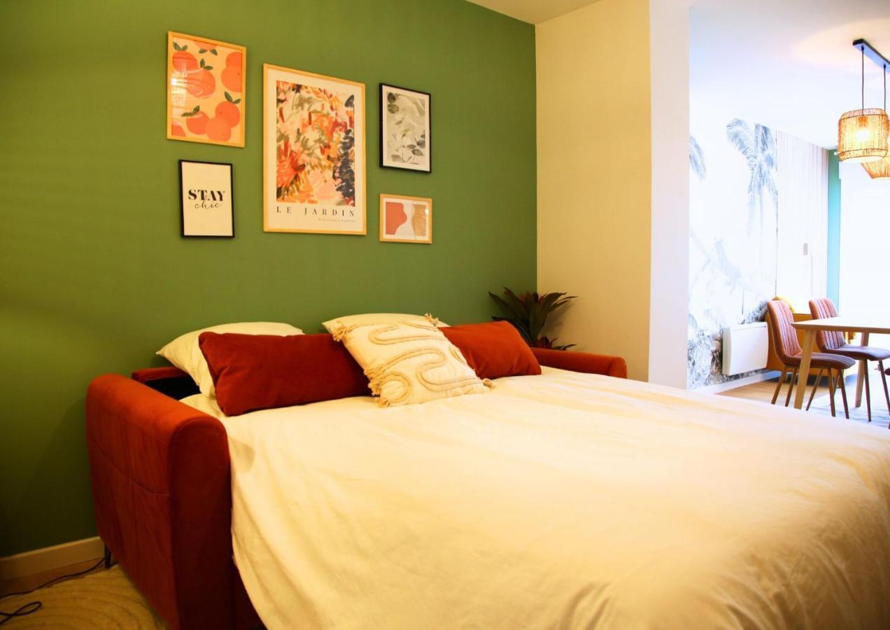 Апартаменты L'Eden Chic - Balneo - Jardin - Parking Gratuit Аррас Экстерьер фото